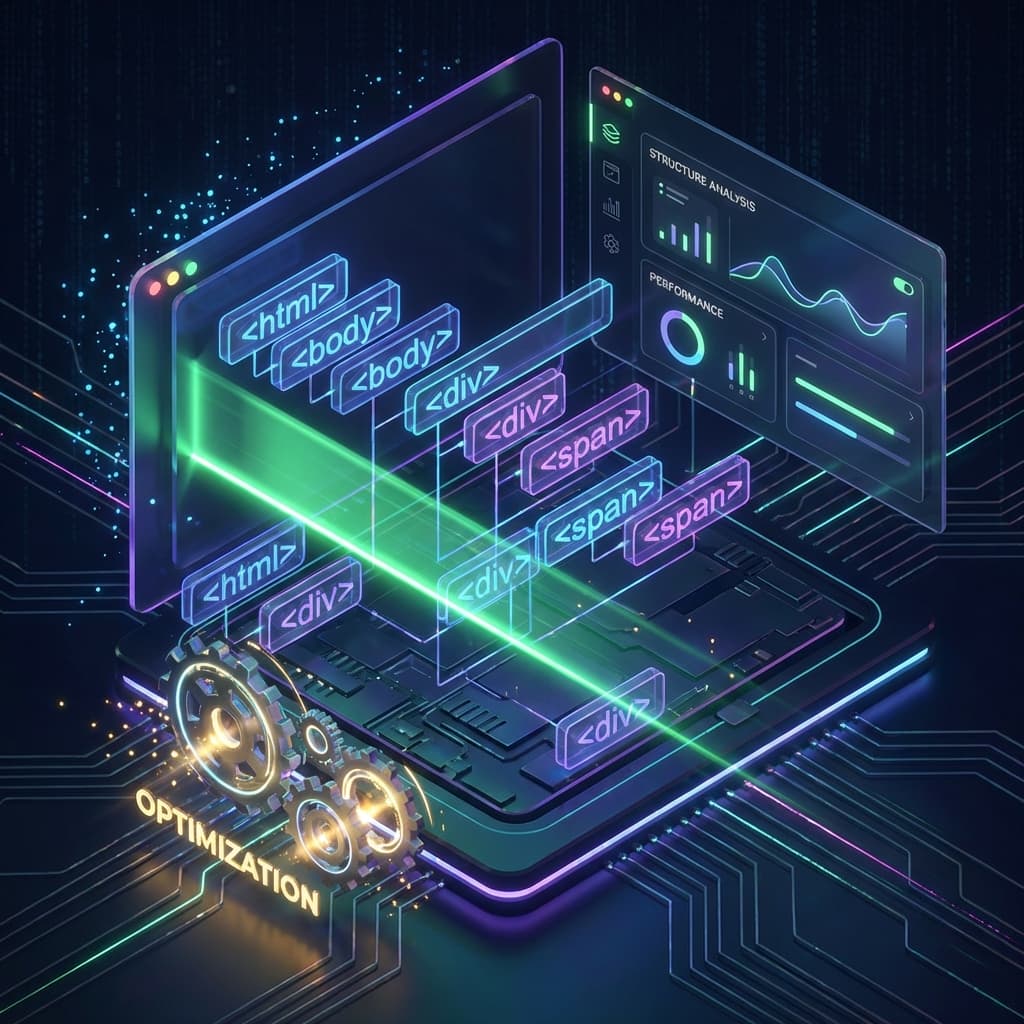 Site İçi (On-Page) SEO 3D Illustration